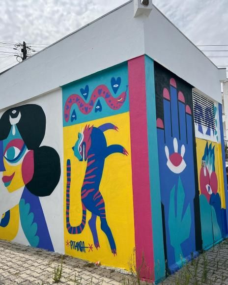Cerrado e Fontainhas ganha novo mural de arte urbana