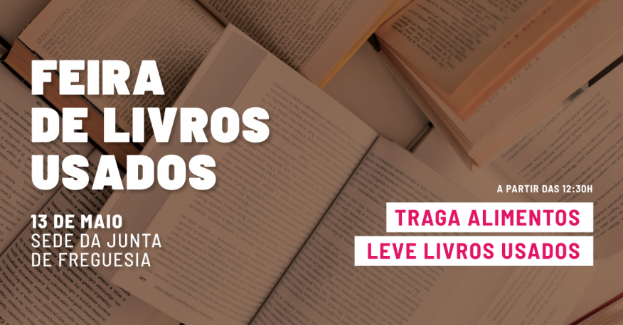 Feira de Livros Usados solidária