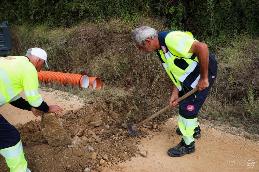 Melhoria dos canais de escoamento de águas