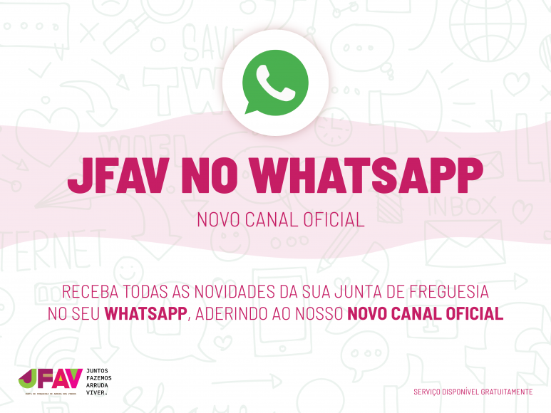 Junta de Freguesia lança canal oficial no WhatsApp