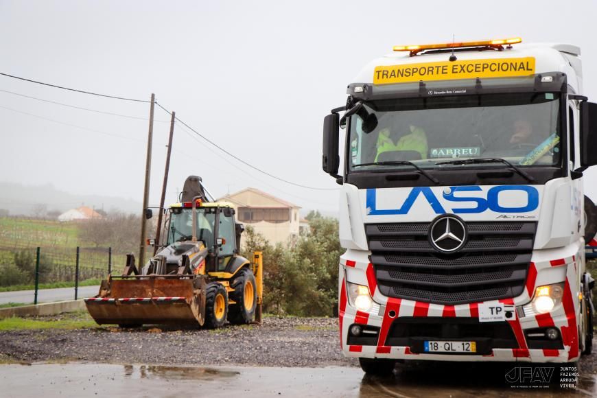 Agradecimento &agrave; LASO Transportes SA, JC Saramago e Munic&iacute;pio de Arruda
