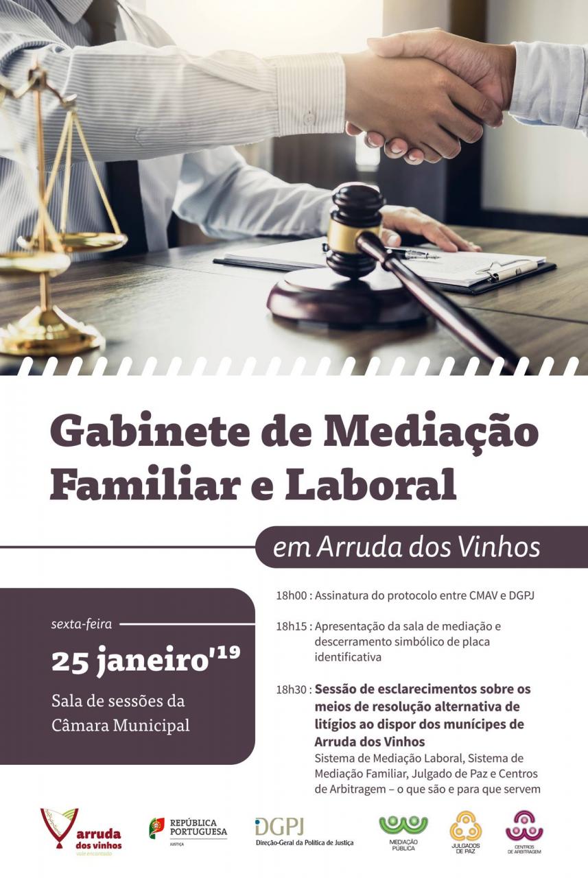 Inauguração do Gabinete de Mediação Familiar e Laboral