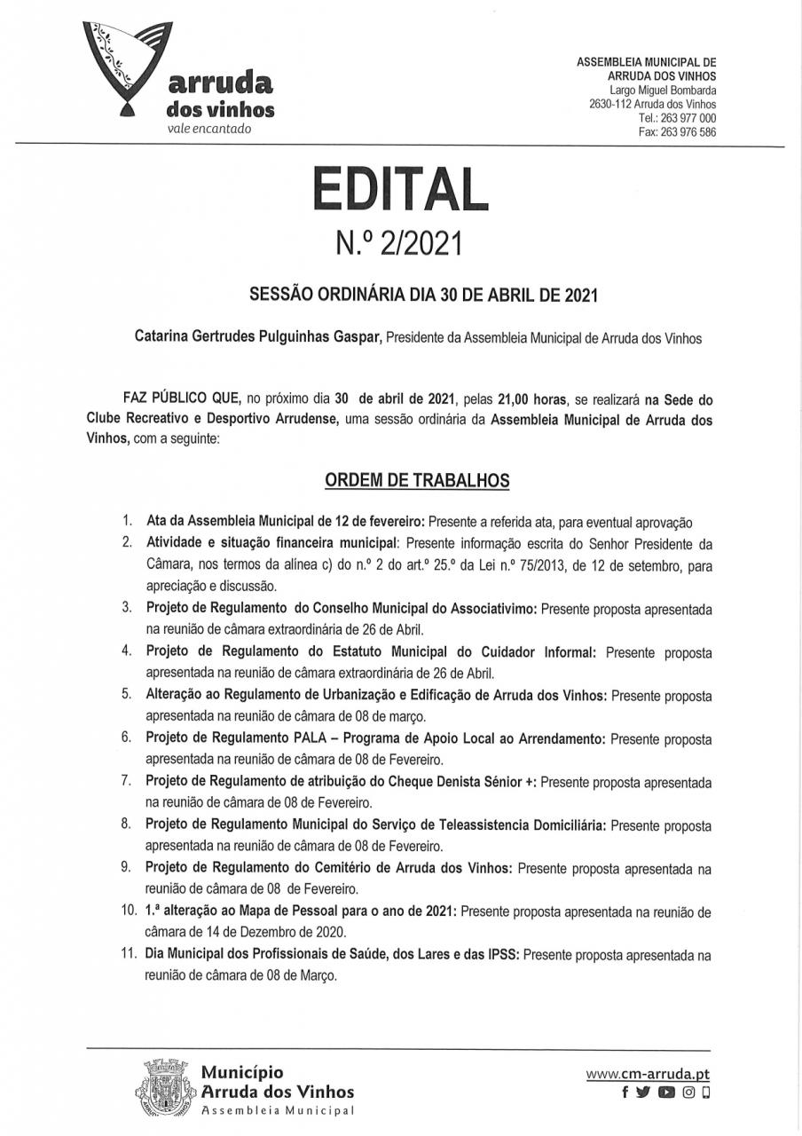 Assembleia Municipal de Arruda dos Vinhos