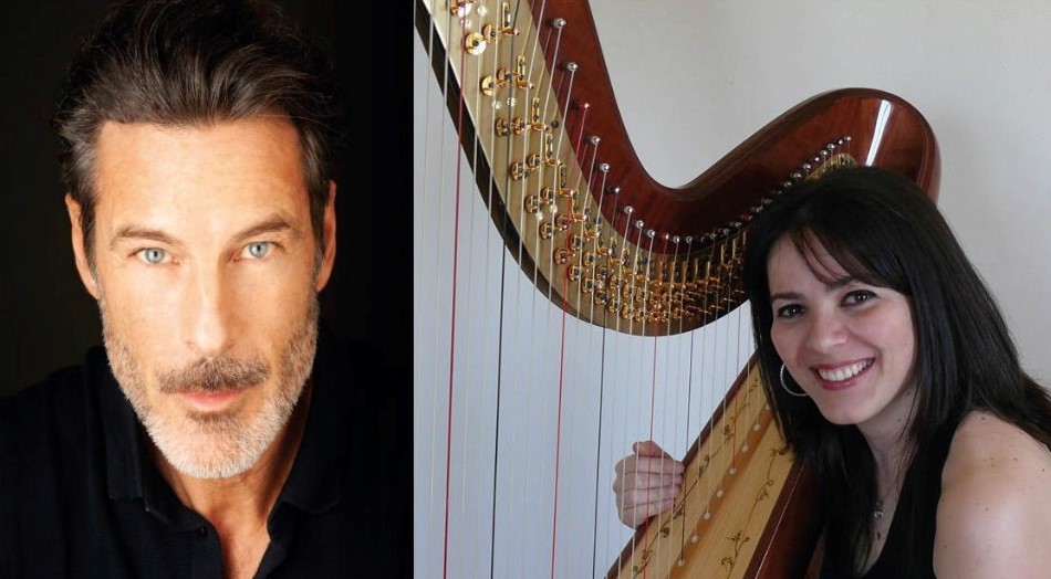 Recital de Poesia e Harpa com Paulo Pires e Emanuela Nicoli