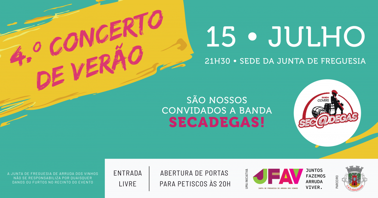 4.º Concerto de Verão da Freguesia