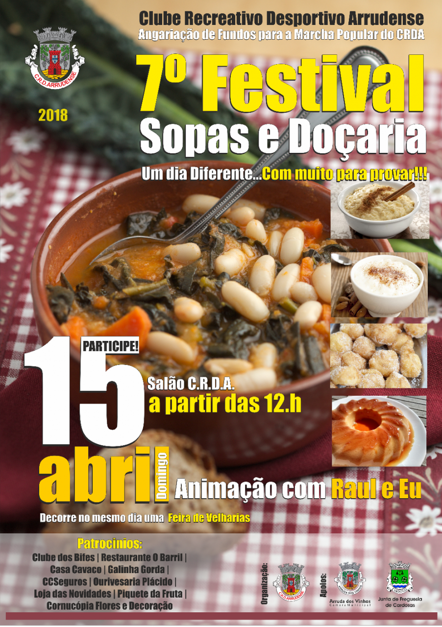 7.º Festival de Sopas e Doçarias