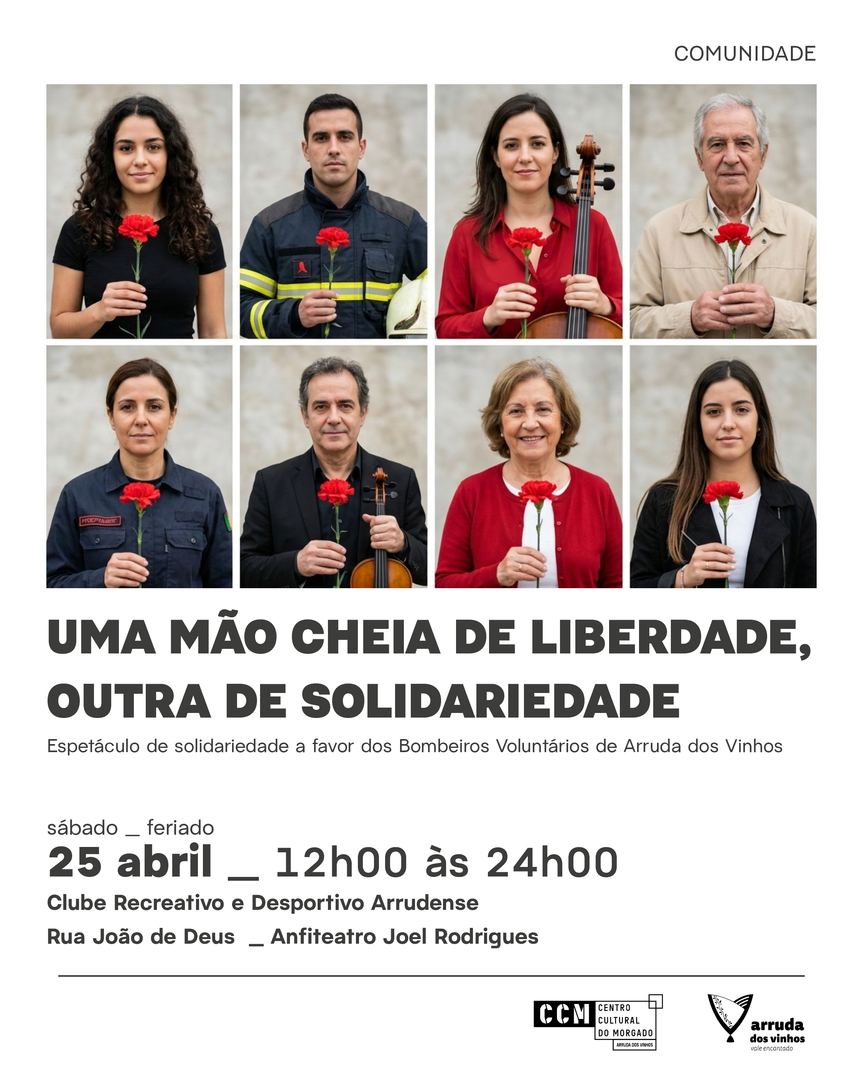 CMAV | Uma m&atilde;o cheia de liberdade, outra de solidariedade