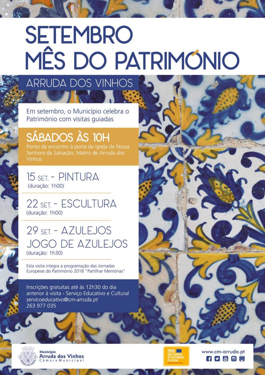 Setembro - Mês do Património | Pintura | Visitas Guiadas